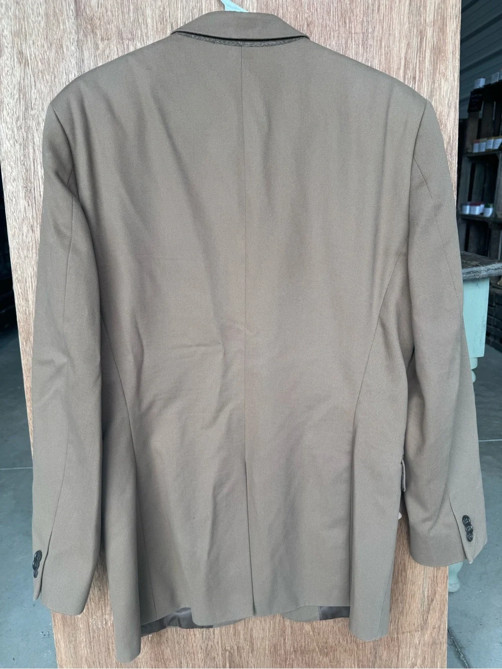 Banana Republic Taupe Two-Button Sport Coat